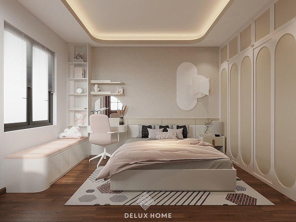 Dự án nhà phố Hà Đông - Anh Toàn - phòng ngủ con gái
