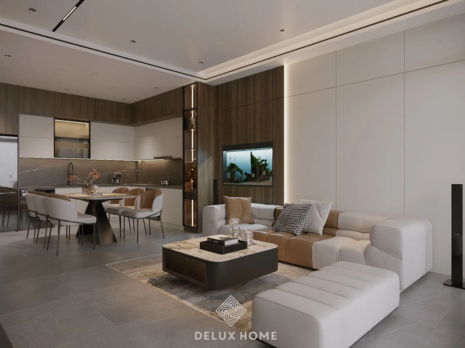 Dự án nhà phố Hà Đông - Anh Toàn - phòng khách