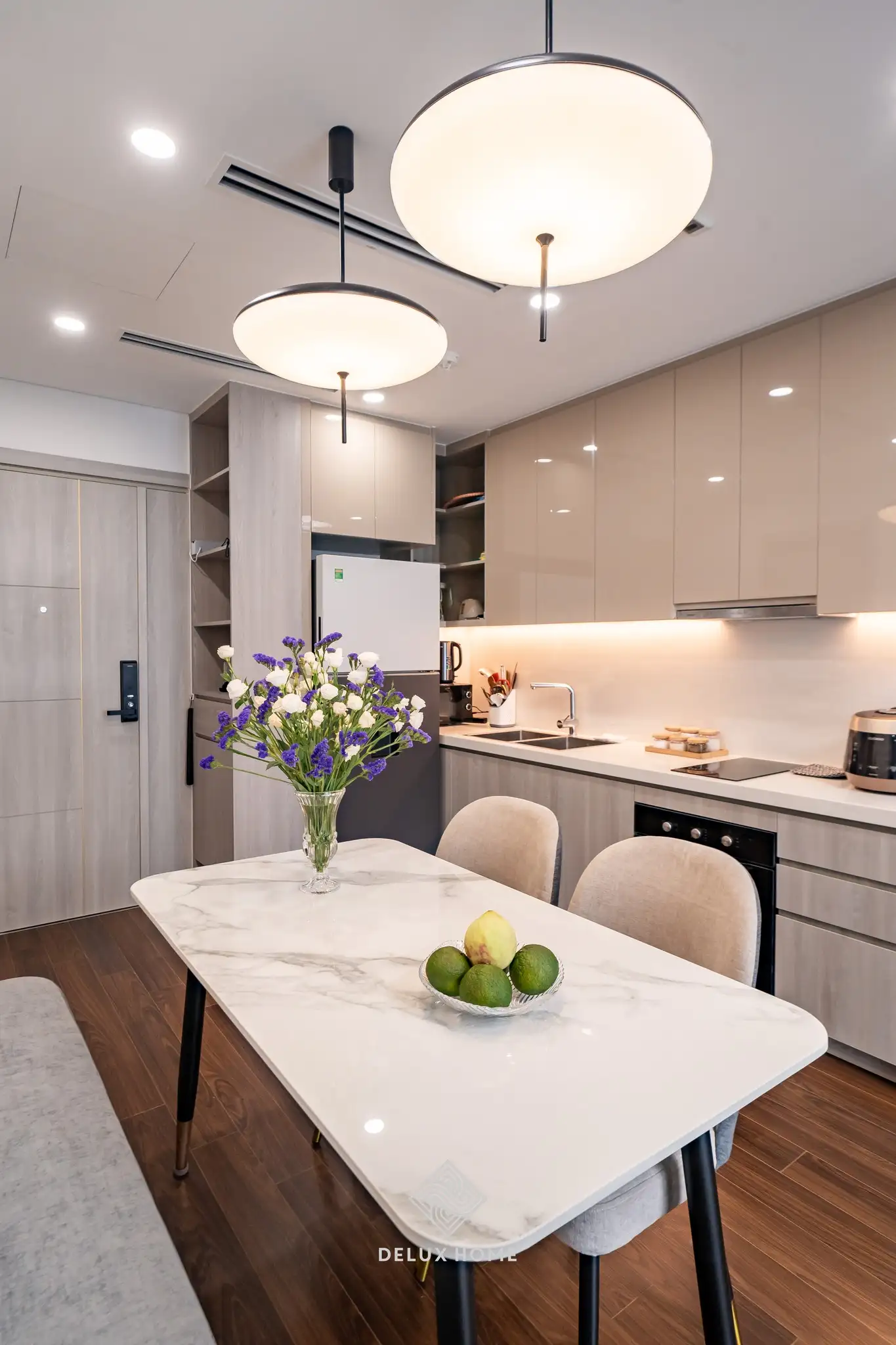 Dự án thi công chung cư Masteri West Heights - chị Hiền - phòng bếp