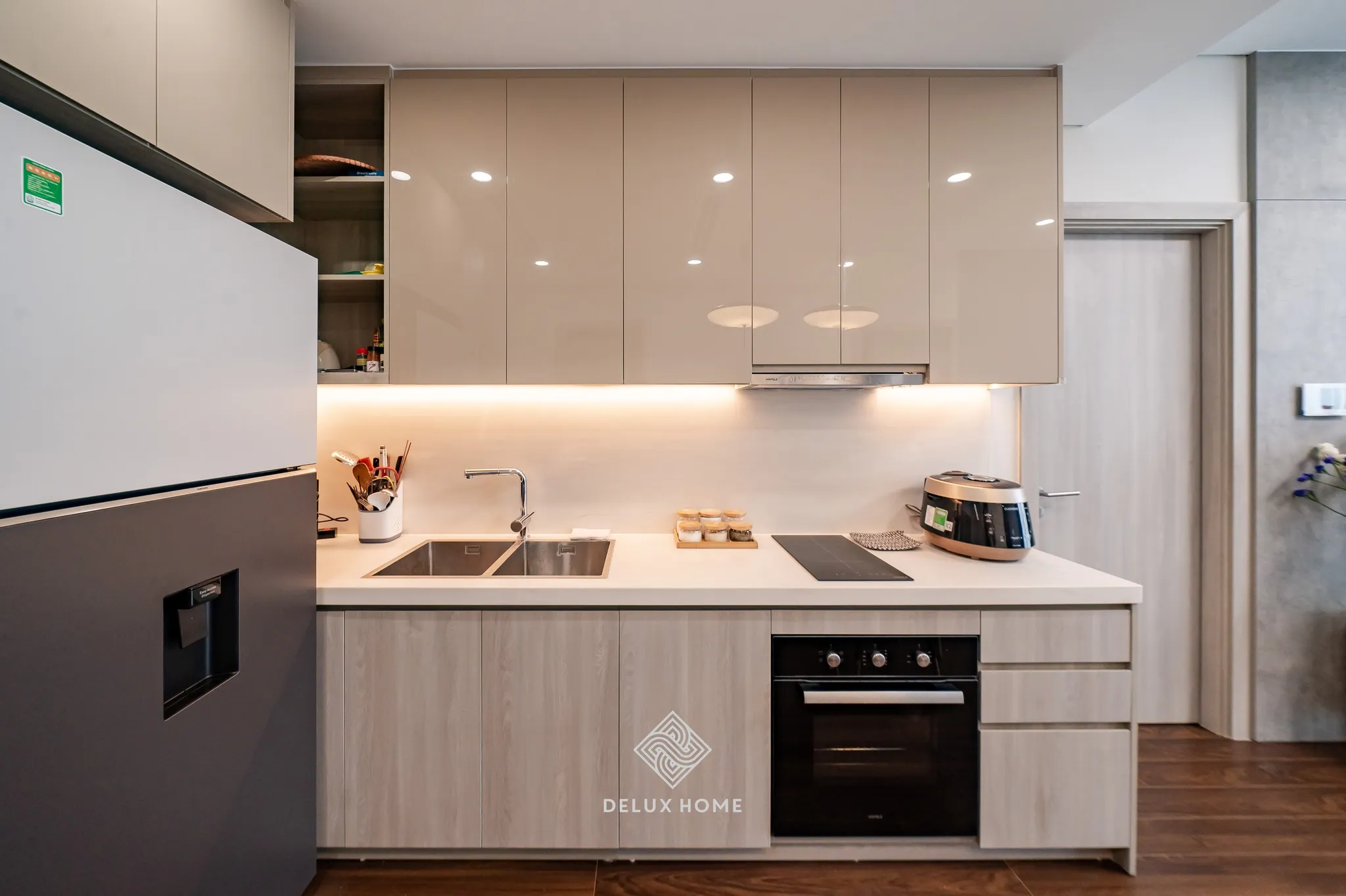 Dự án thi công chung cư Masteri West Heights - chị Hiền - phòng bếp