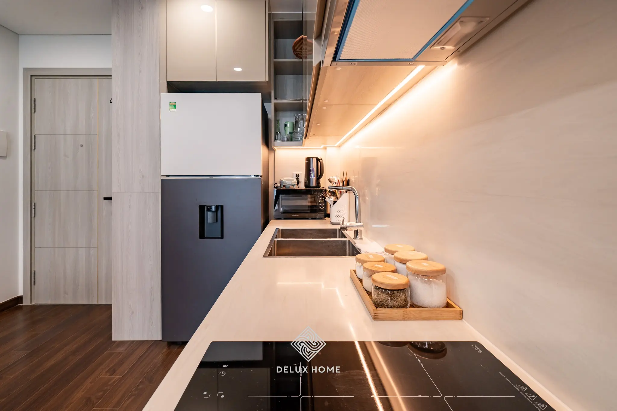 Dự án thi công chung cư Masteri West Heights - chị Hiền - phòng bếp