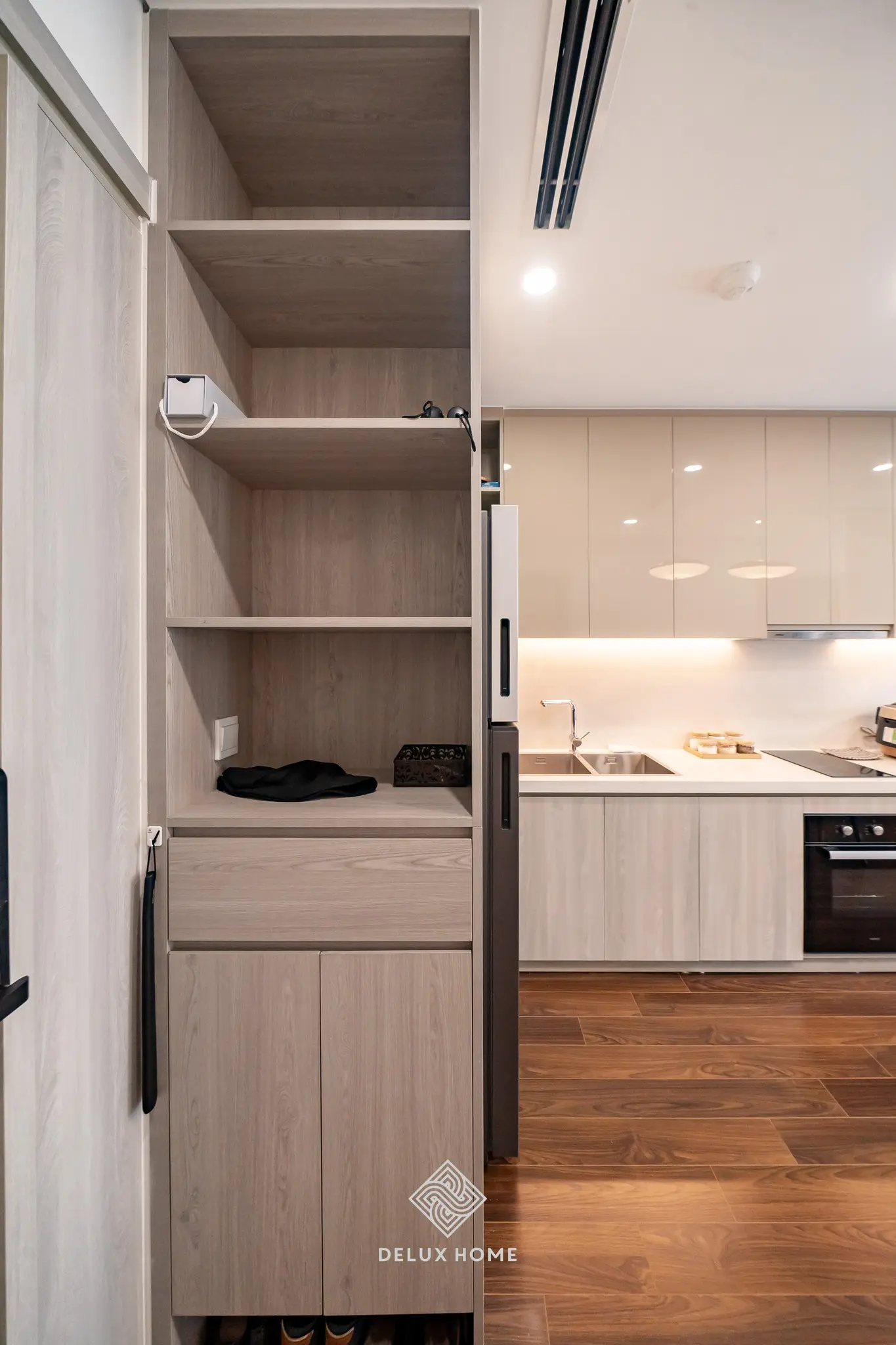 Dự án thi công chung cư Masteri West Heights - chị Hiền - phòng bếp