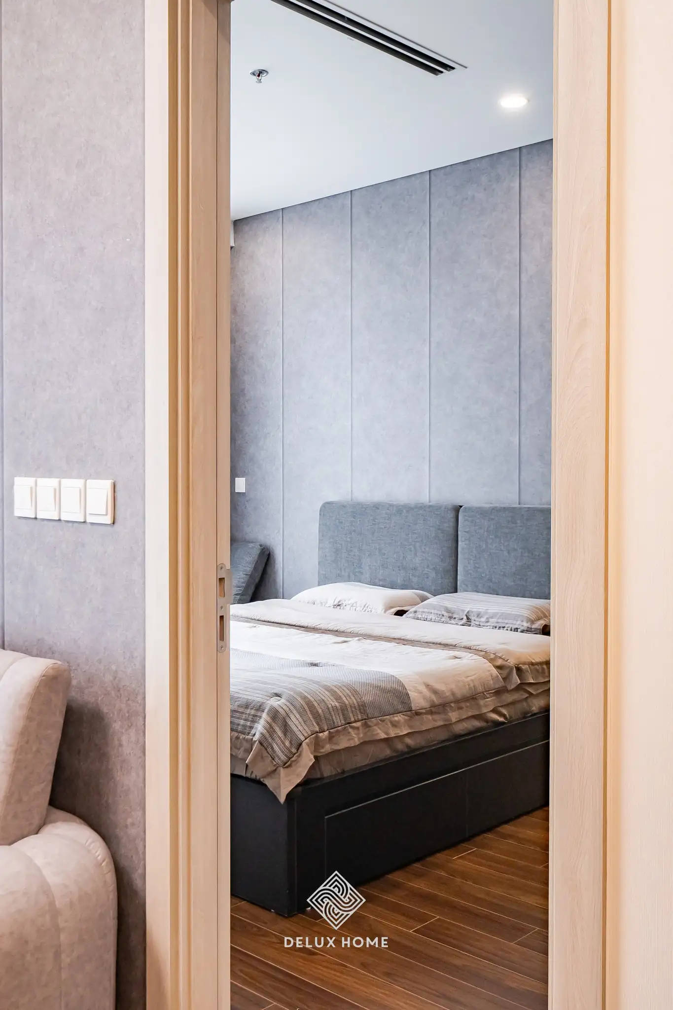 Dự án thi công chung cư Masteri West Heights - chị Hiền - phòng ngủ