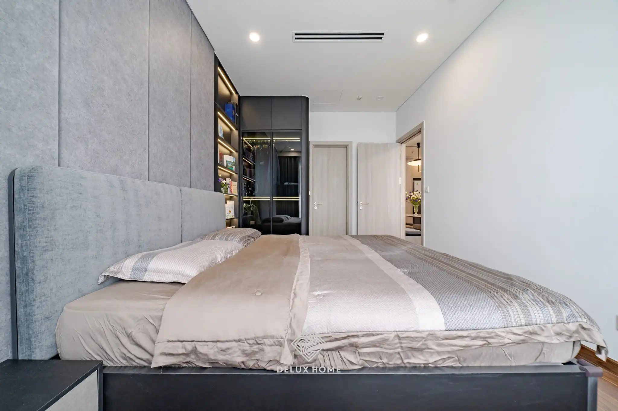 Dự án thi công chung cư Masteri West Heights - chị Hiền - phòng ngủ