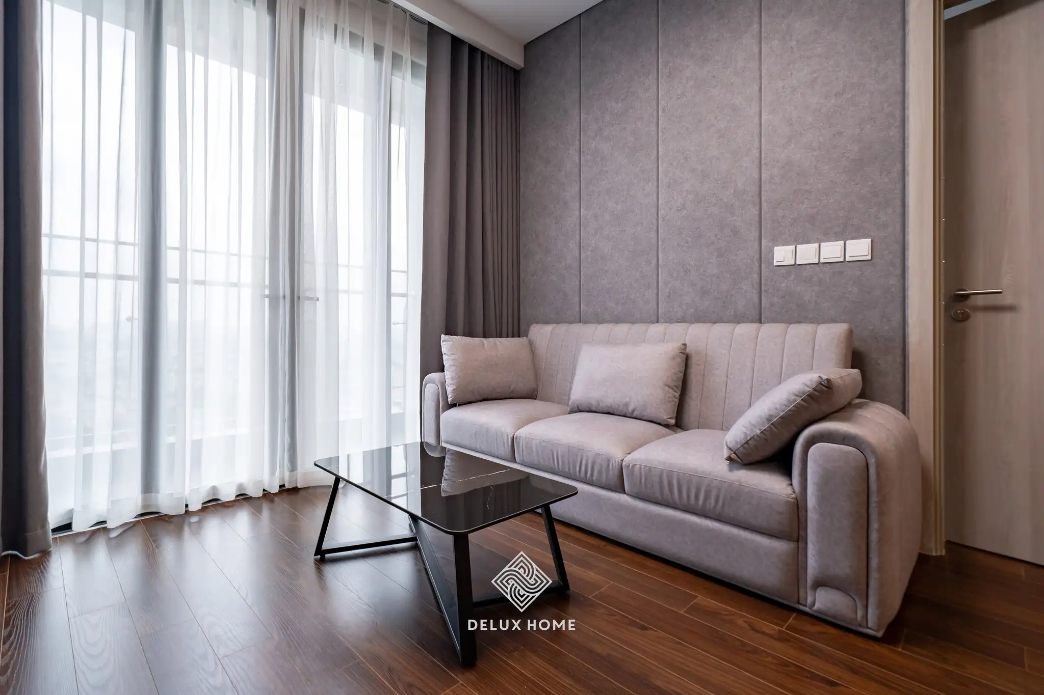 Dự án thi công chung cư Masteri West Heights - chị Hiền - phòng khách