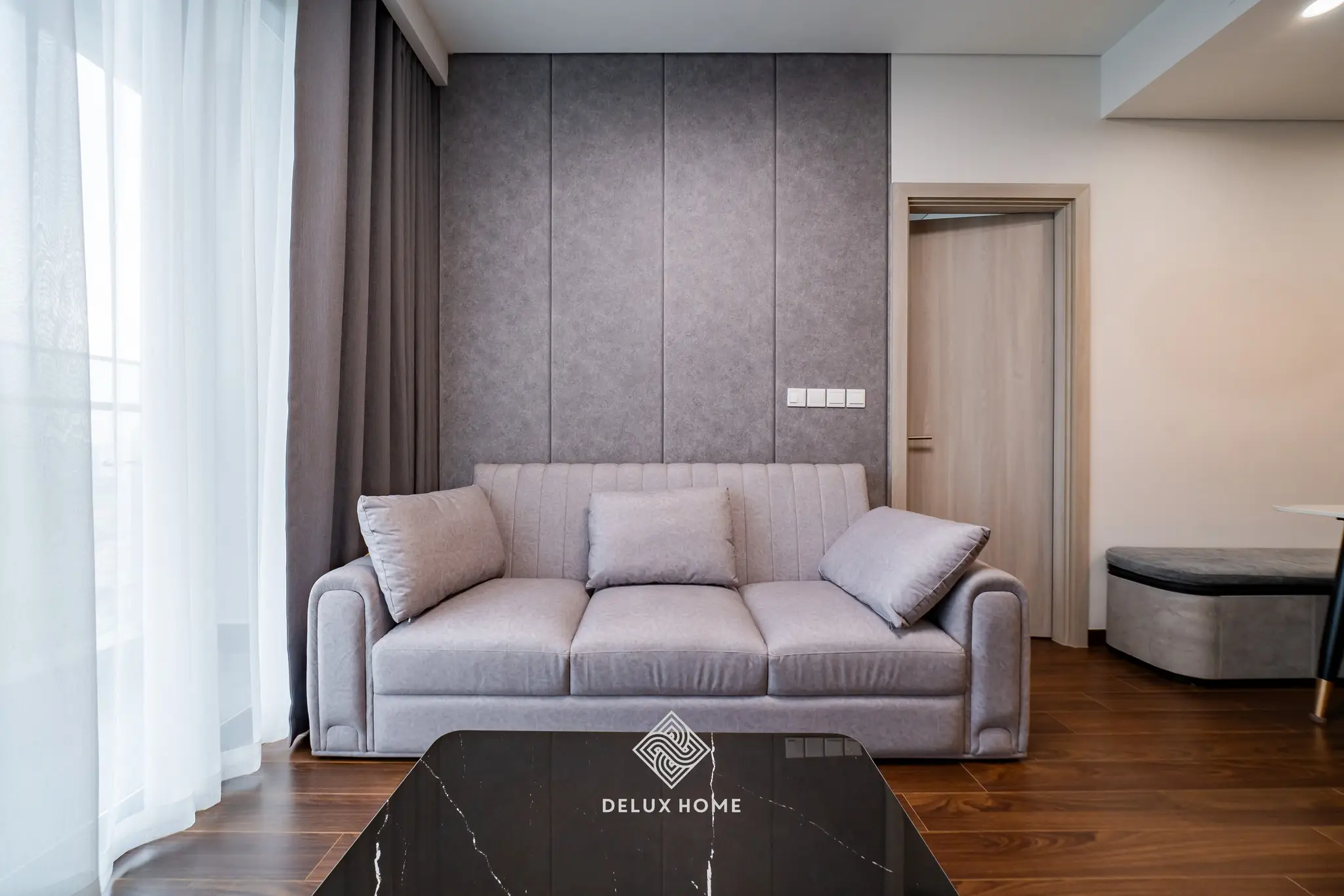 Dự án thi công chung cư Masteri West Heights - chị Hiền - phòng khách