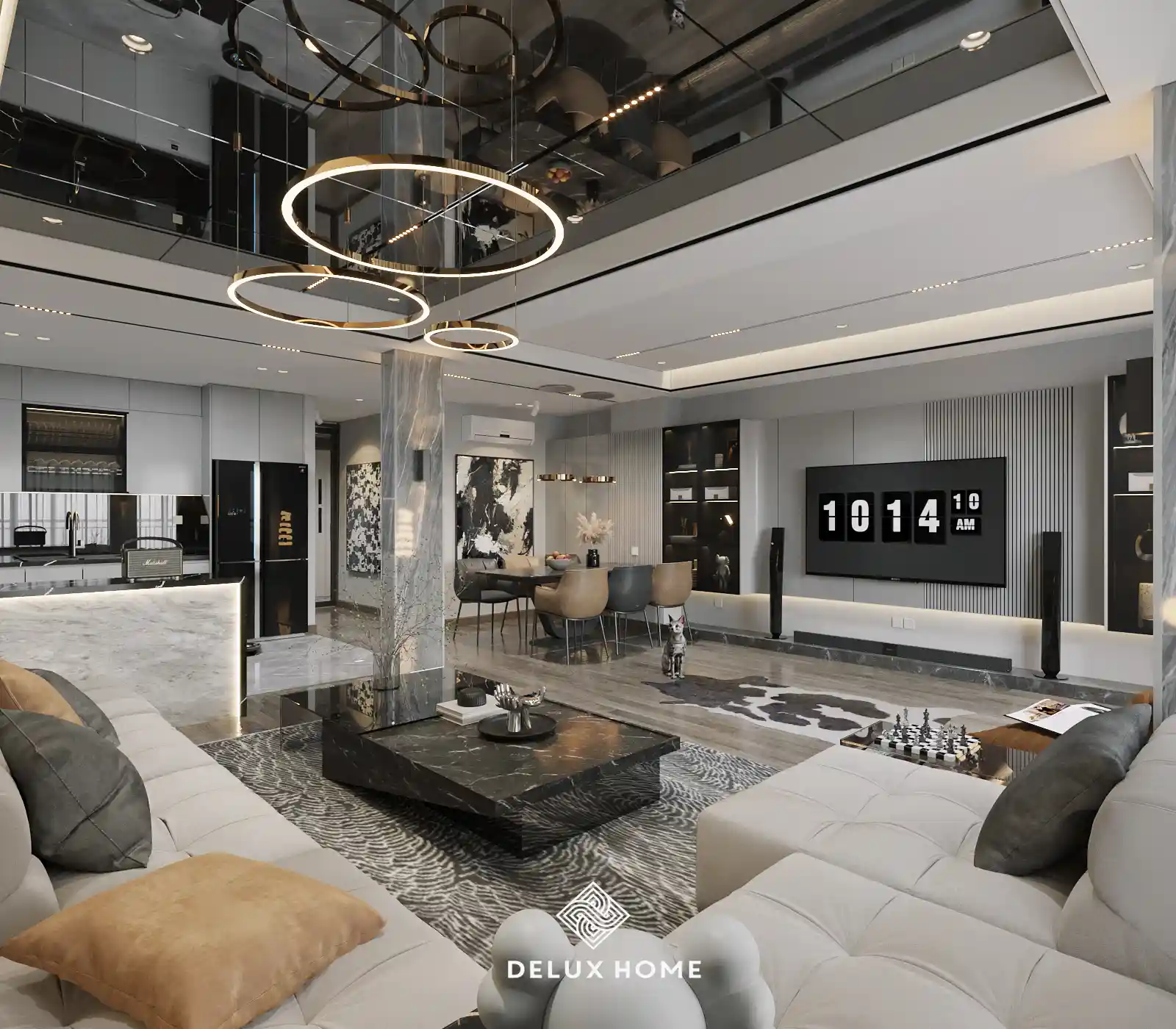 Dự án thiết kế nội thất nhà phố Trần Phú - chị Dung