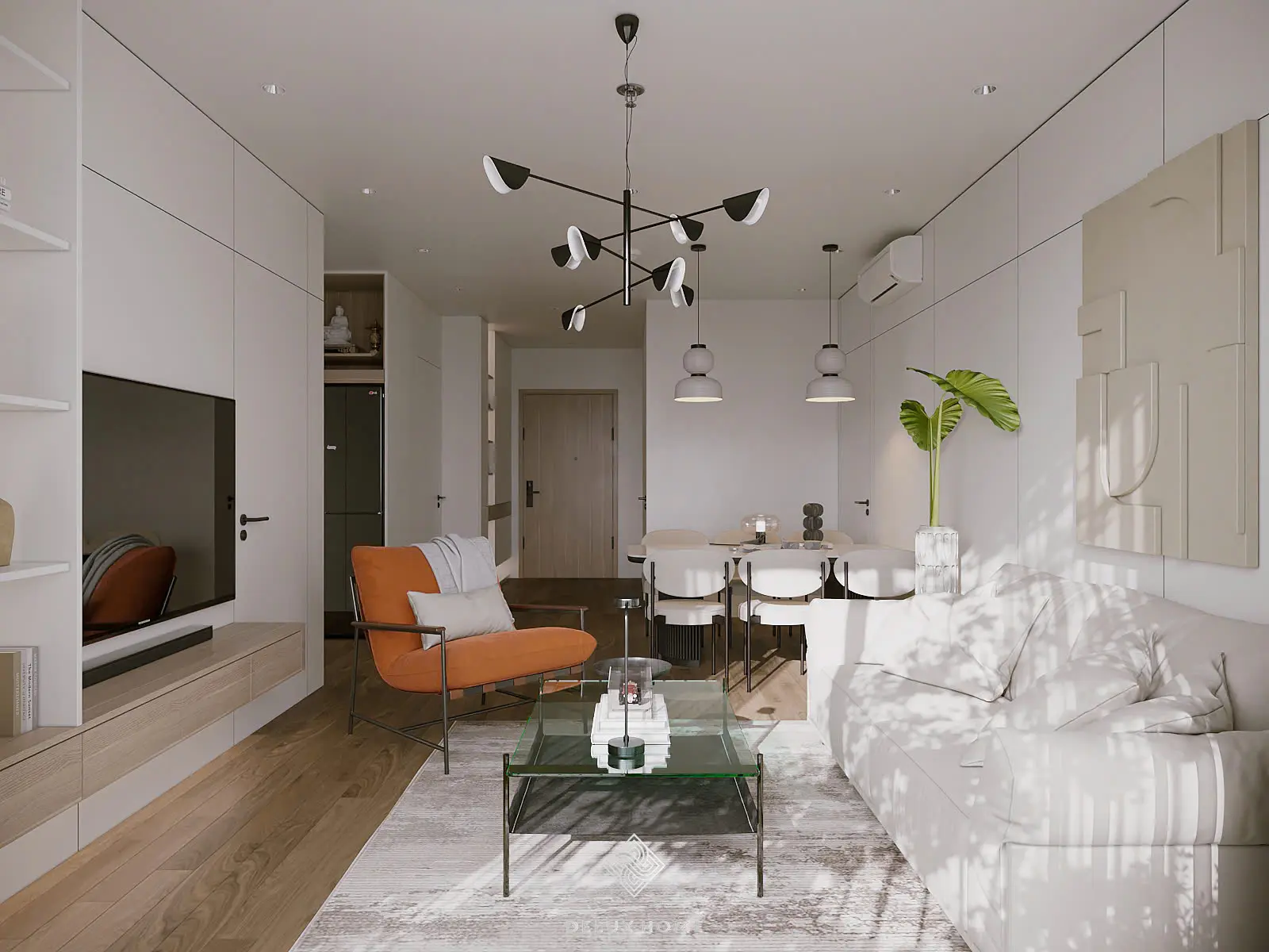 Dự án chung cư chung cư SA5 The Sakura - anh Bình - phòng khách