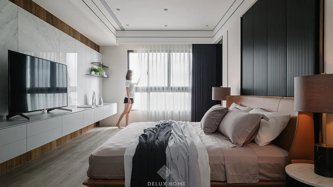 Dự án thi công chung cư chung cư The Link Ciputra phòng ngủ