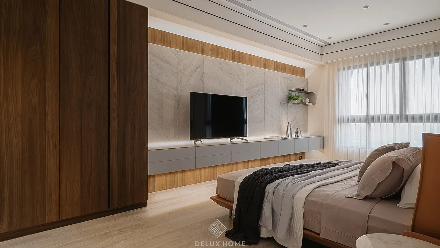 Dự án thi công chung cư chung cư The Link Ciputra phòng ngủ