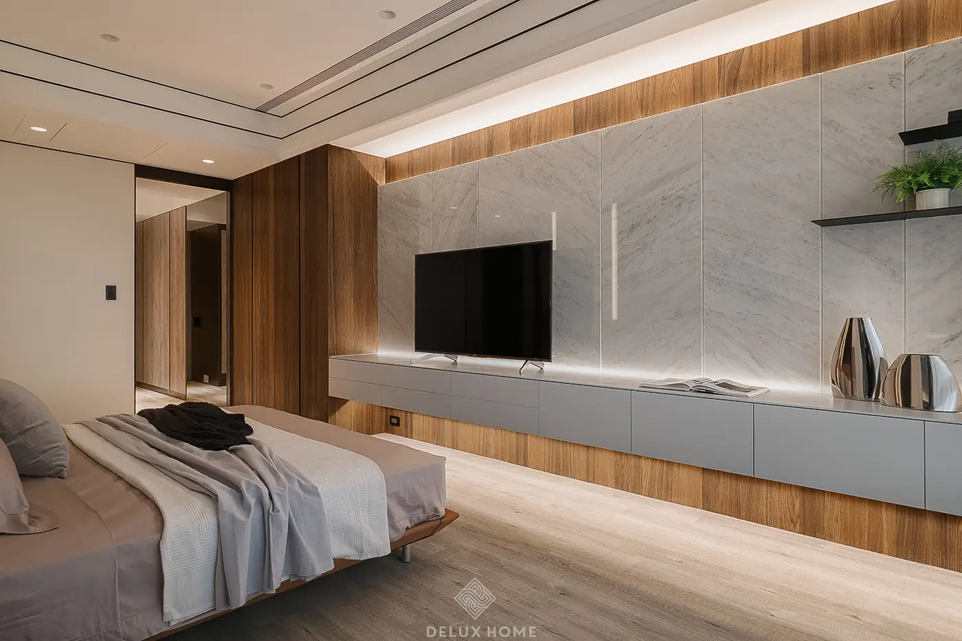 Dự án thi công chung cư chung cư The Link Ciputra phòng ngủ