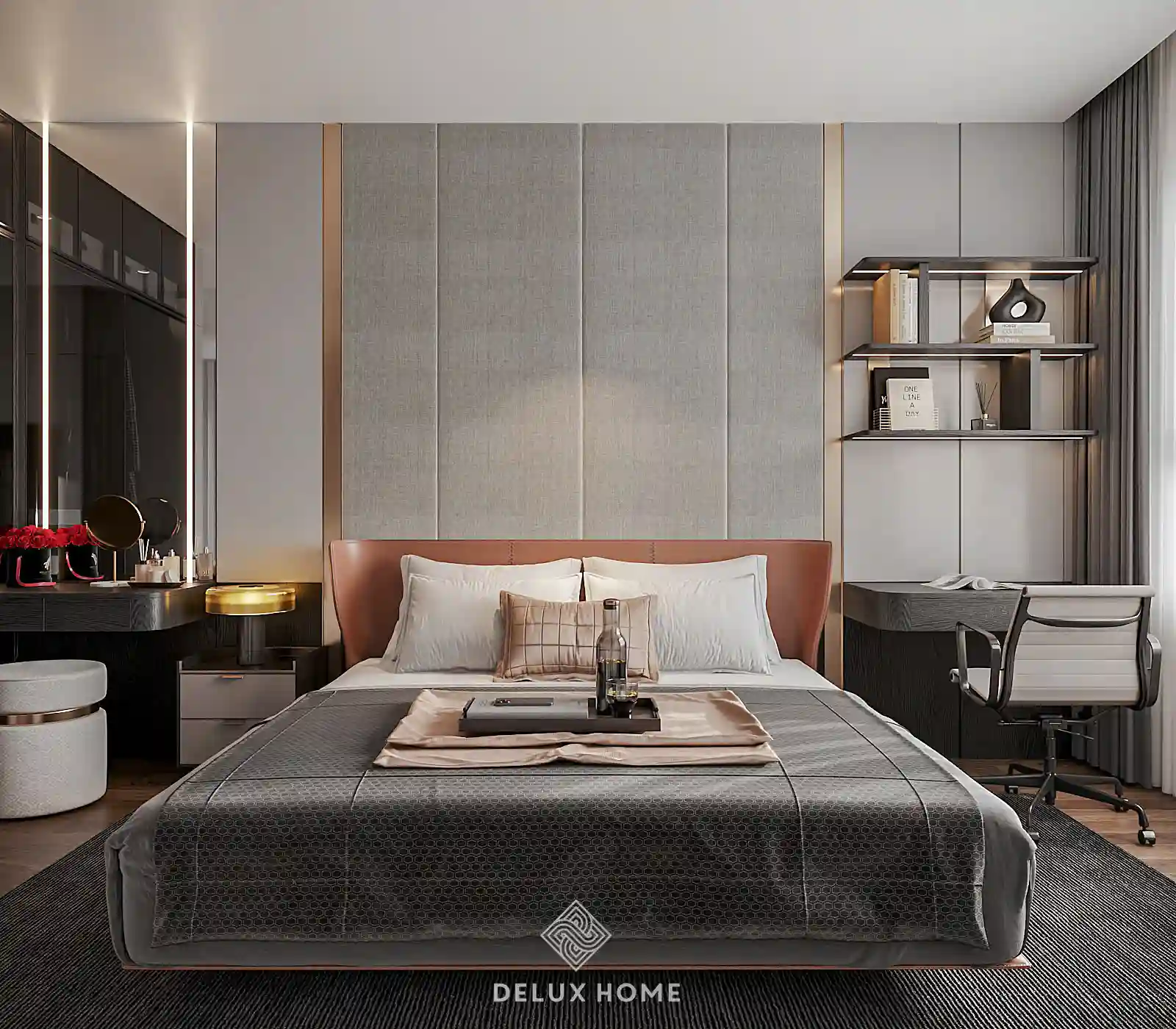 Dự án thiết kế chung cư SA5 The Sakura - anh Minh phòng ngủ