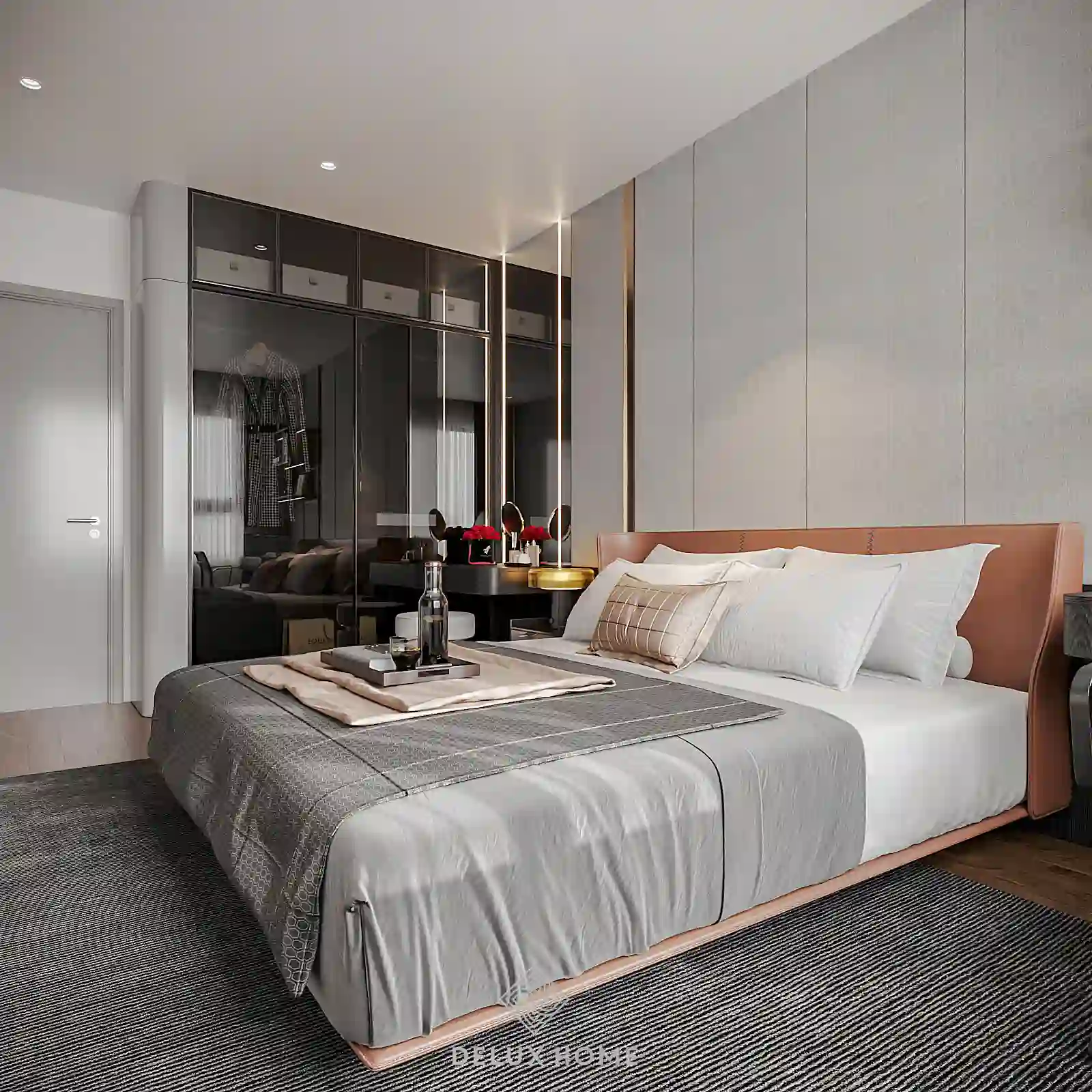 Dự án thiết kế chung cư SA5 The Sakura - anh Minh phòng ngủ