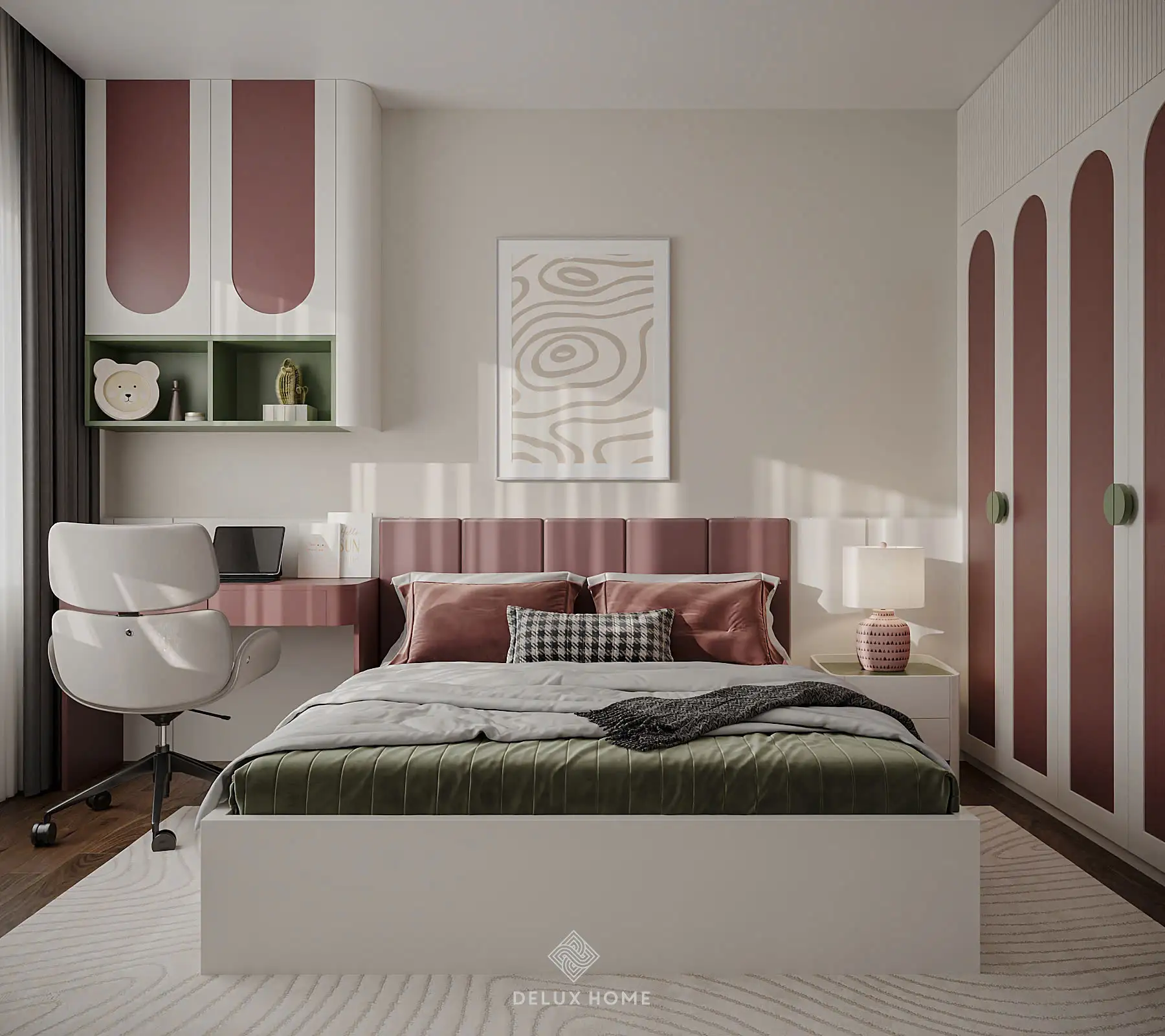 Dự án thiết kế chung cư SA5 The Sakura - anh Minh phòng ngủ