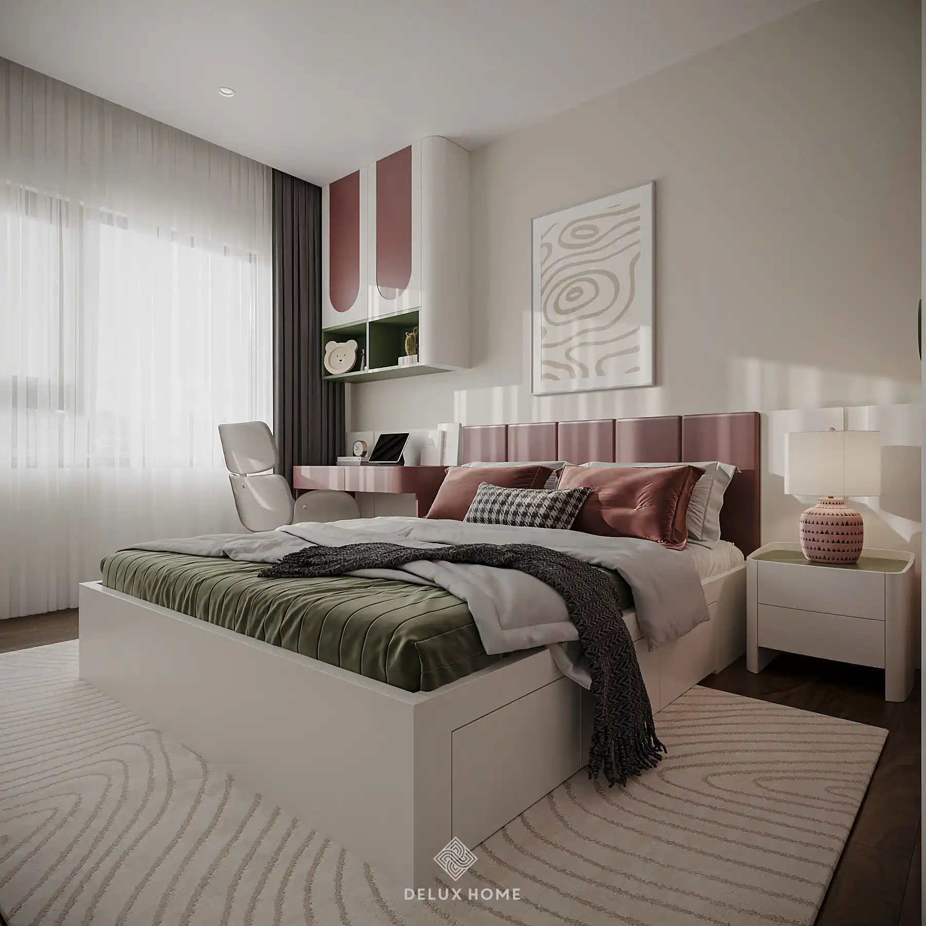 Dự án thiết kế chung cư SA5 The Sakura - anh Minh phòng ngủ