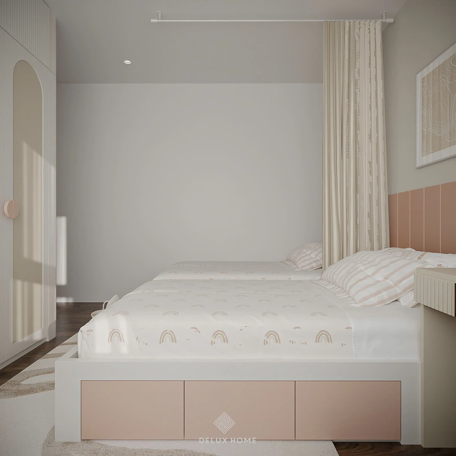 Dự án thiết kế chung cư SA5 The Sakura - anh Minh phòng ngủ