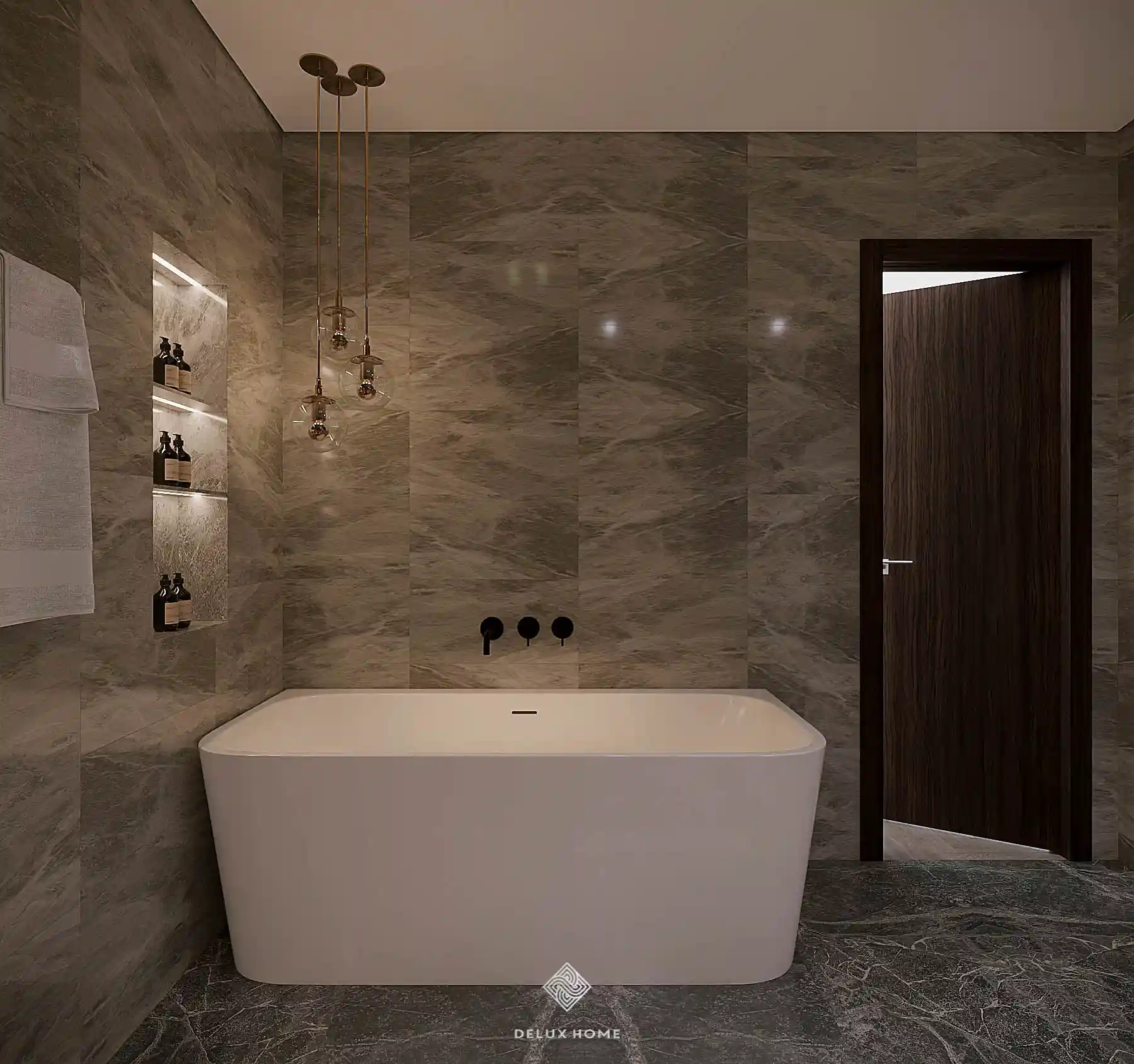 Dự án thiết kế nhà phố Hải Dương - anh Tiến phòng ngủ