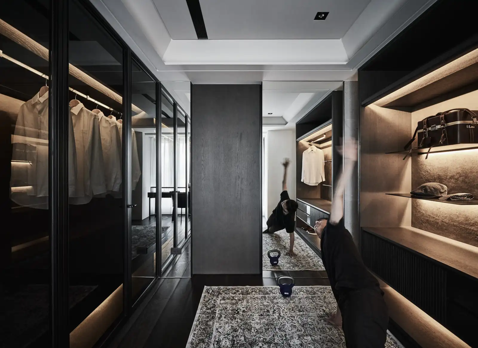 Dự án thi công chung cư chung cư Goldmark City phòng thay đồ