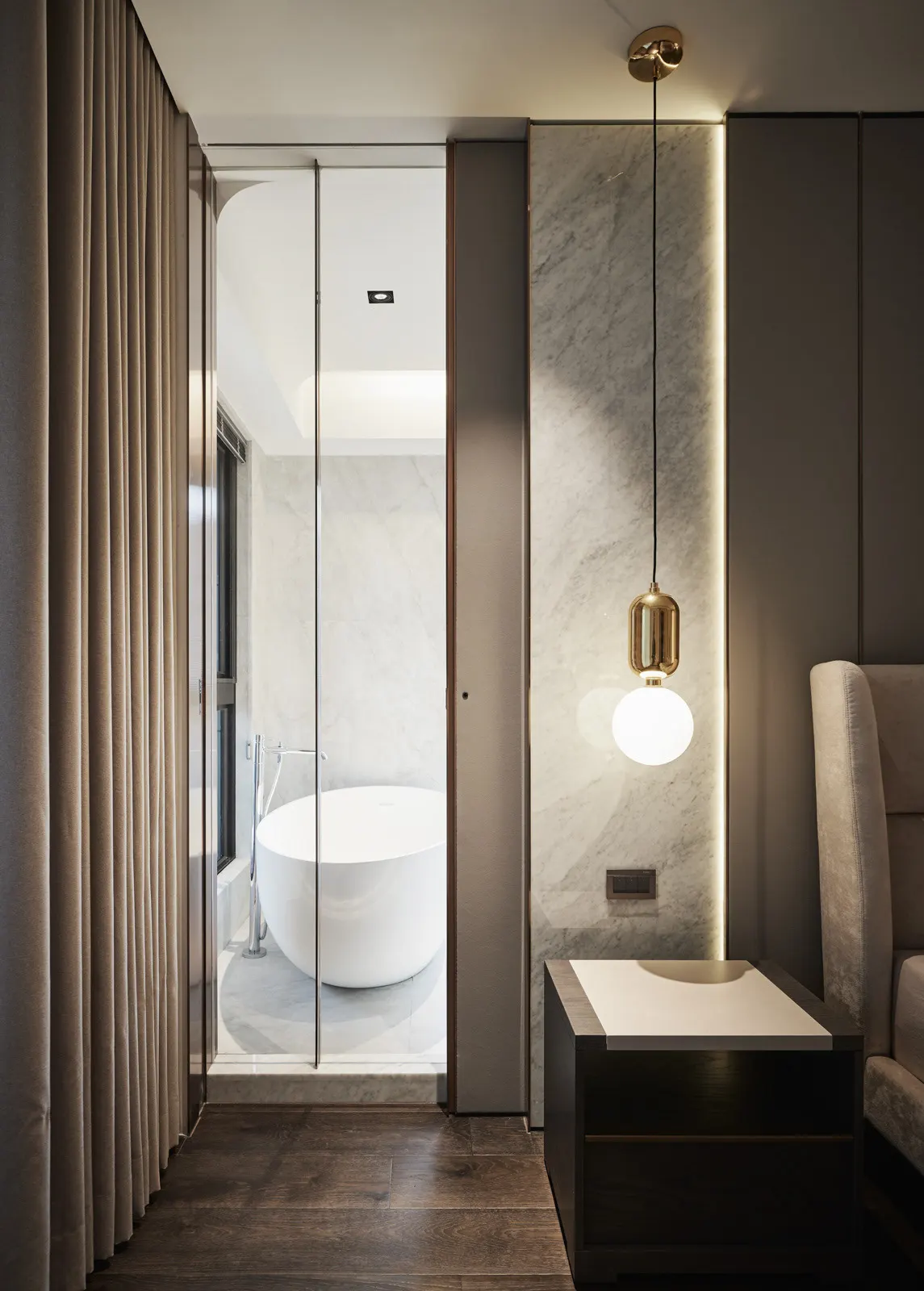 Dự án thi công chung cư chung cư Goldmark City phòng ngủ