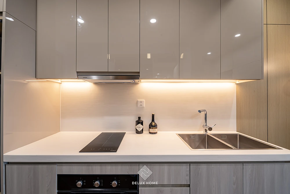 Dự án thi công chung cư Masteri West Heights - chị Lê - bếp