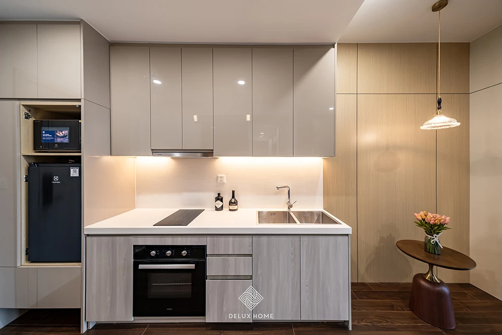 Dự án thi công chung cư Masteri West Heights - bếp