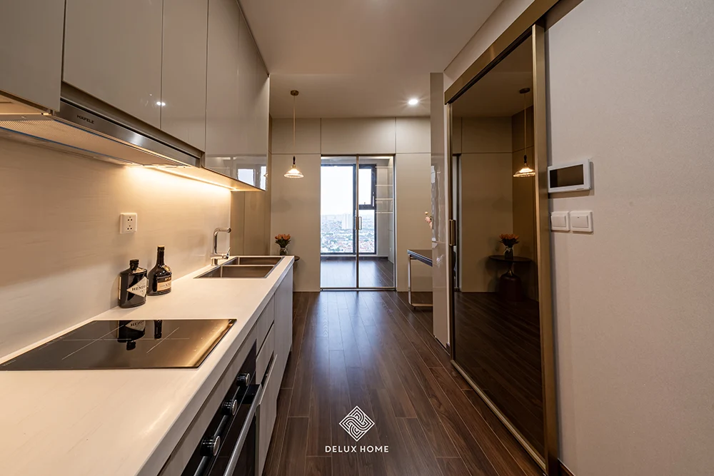 Dự án thi công chung cư Masteri West Heights - bếp
