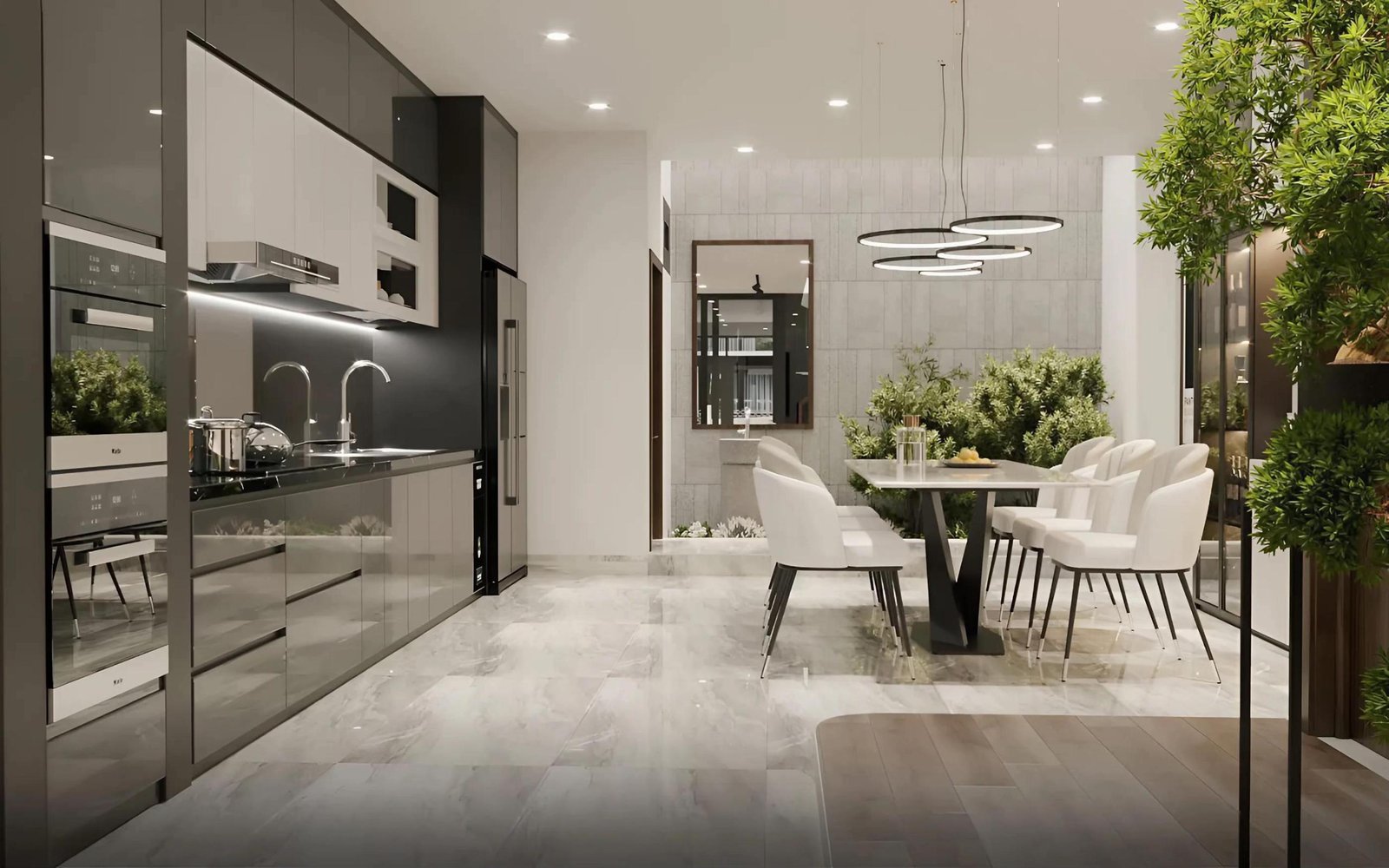 Biophilic Design: Khi những thảm thực vật trở thành lớp rèm tự nhiên, thanh lọc bụi bặm phố thị.